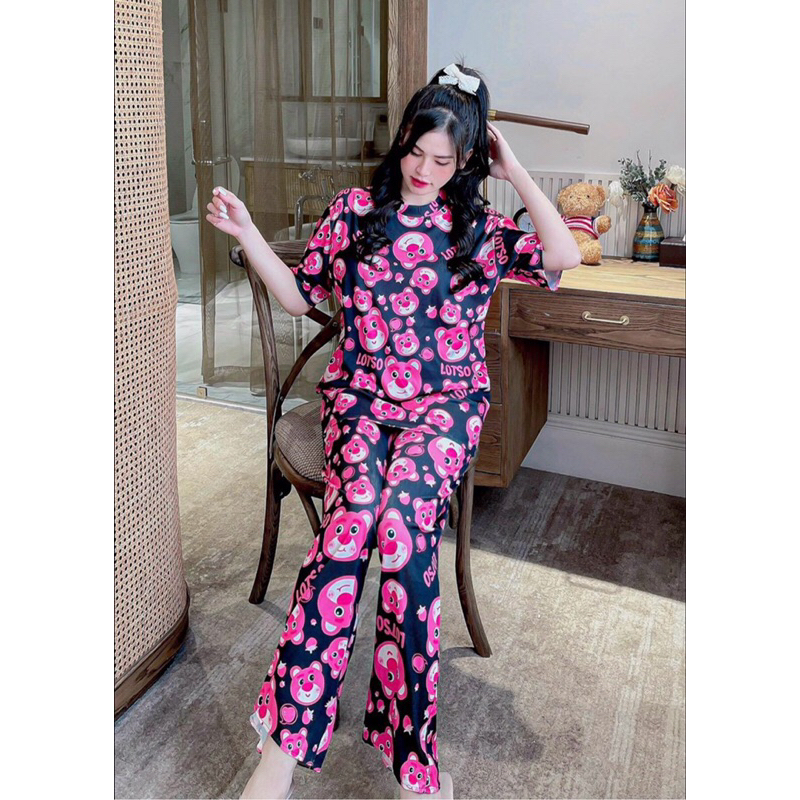 SET BỘ DÀI THUN TĂM QUẢNG CHÂU CAO CẤP 16 HÌNH DỄ THƯƠNG 😍 FREESIZE 48-70KG