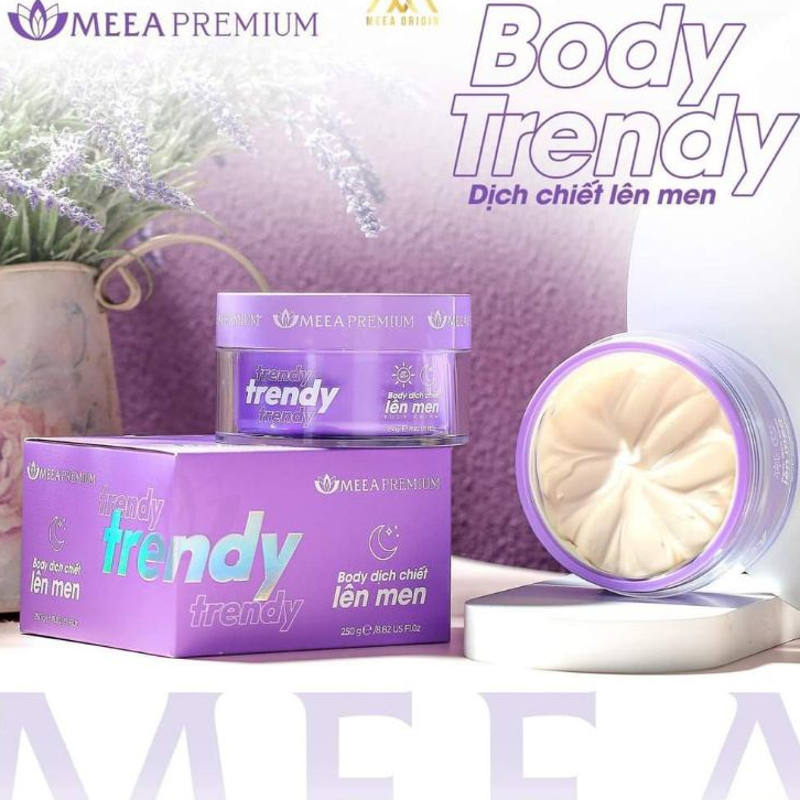 [TẶNG Ủ TRẮNG ] KEM BODY TÍM TRENDY MEEA ORIGIN