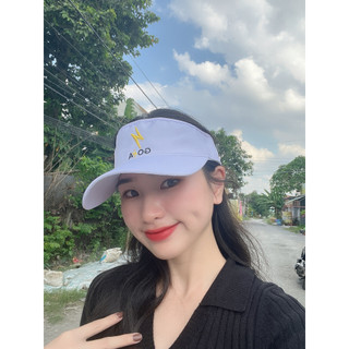 Mũ thể thao chạy bộ Goya Visor Supper Light màu trắng