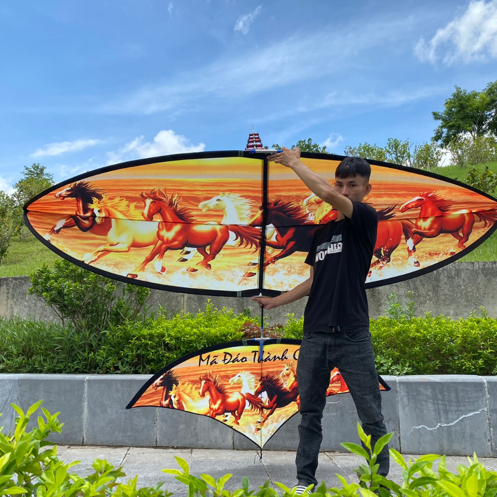 Diều sáo mini 3m giá rẻ diều sáo lắp ghép giá rẻ 1m 1m5 2m 2m5 3m siêu kĩ siêu nét siêu vip - Diều sáo lắp ghép 17