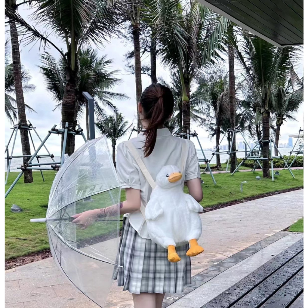 Trong kho❈♧✣Ba lô vịt con hoạt hình dễ thương