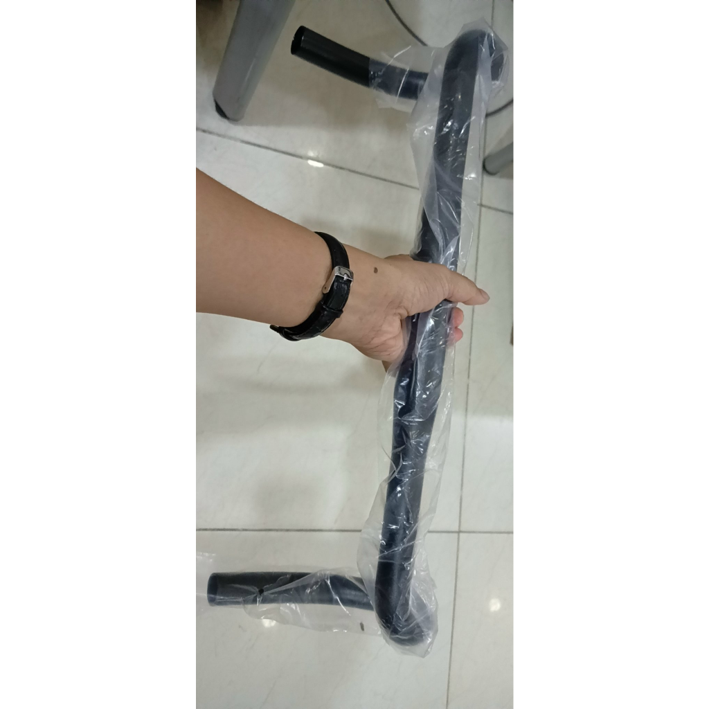 Tay lái ghi đông xe đạp cong sừng trâu Fixed Gear  hợp kim nhôm siêu nhẹ 31.8mm/25.4mm