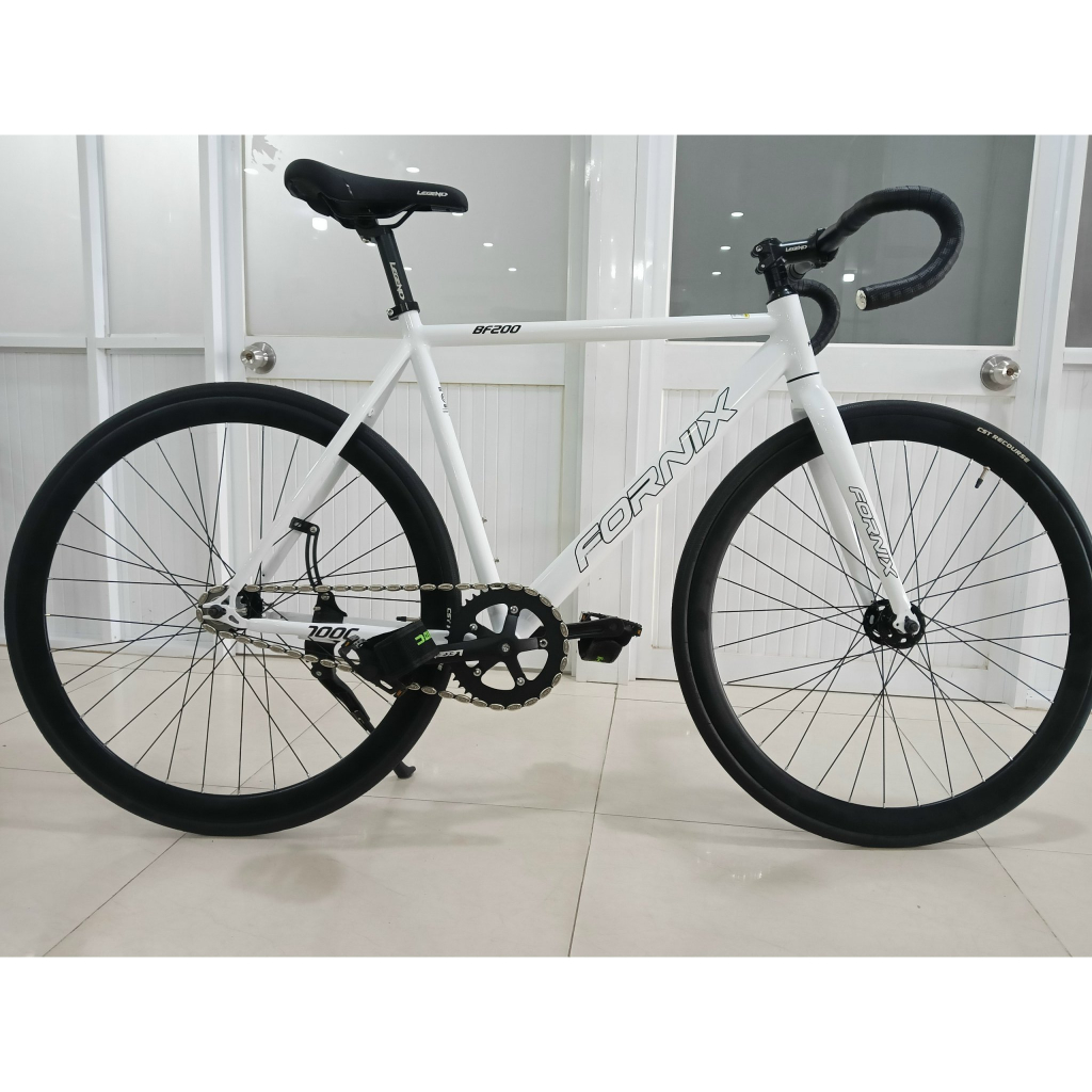 Tay lái ghi đông xe đạp cong sừng trâu Fixed Gear  hợp kim nhôm siêu nhẹ 31.8mm/25.4mm