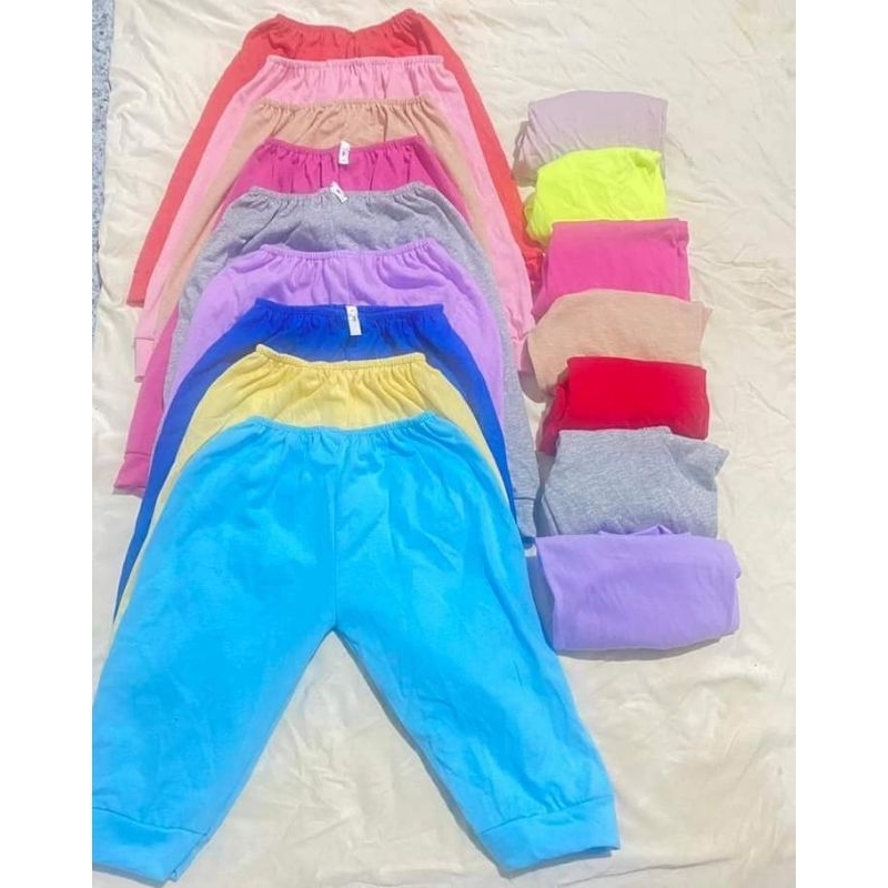 10 Quần Chục Dài Cotton Cho Bé Trai Bé Gái 4-21kg