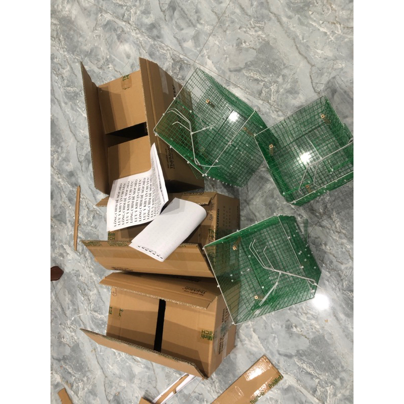 Lồng Bẫy Chim Sẻ Tự Động