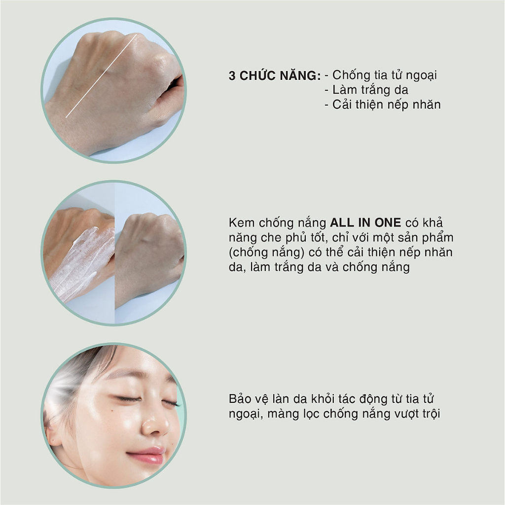 Kem chống nắng -TENZERO HYALURONIC ACID MOISTURIZING SUN 50ml😍😍