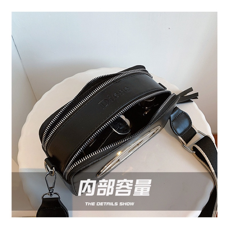 Túi xách đeo chéo dáng hộp nam nữ trẻ trung màu xinh