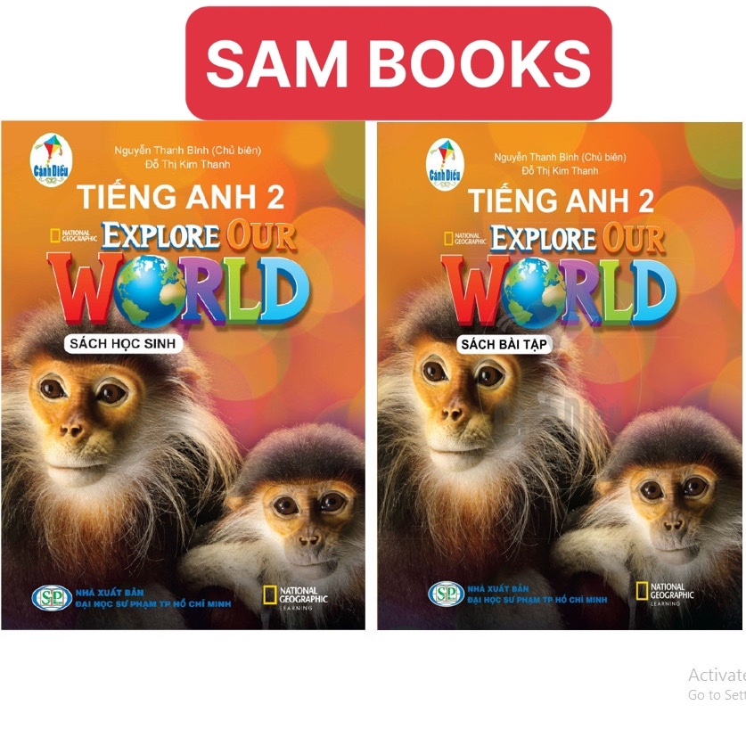 Tiếng Anh 2 Explore our world CD bán kèm bút chì ROCO 2B