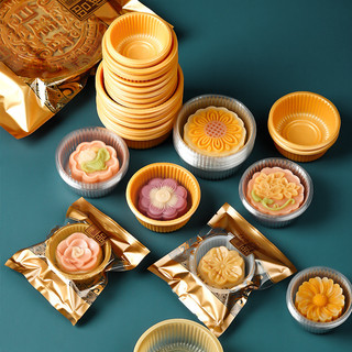 100 khay, 100 túi đựng bánh trung thu 50g-75g-100g-125g
