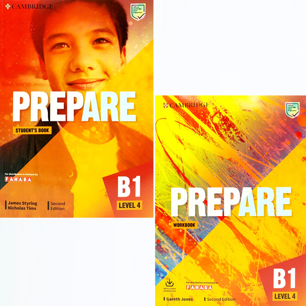 Sách - Combo Prepare B1 Level 4: Student's Book + Workbook With Audio Download