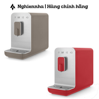 Máy pha cà phê tự động smeg bcc02rdmeu red, espresso, cappuccin, 1.4l, 19 bar, nhập đức, bh 12 tháng, nghiennha_99