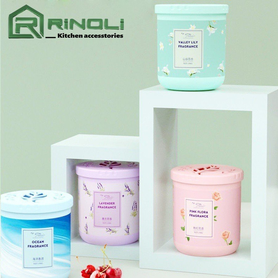 Sáp Thơm Phòng Khử Mùi Phòng, Toilet, Tủ Quần Áo  Mùi Hương Tự Nhiên- Sáp thơm khử mùi treo xe ô tô-RINOLI