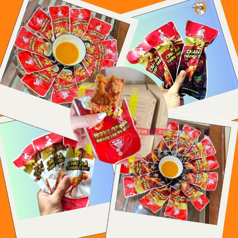 Chân gà tương thơm vàng 45 gam chuẩn vị tứ xuyên