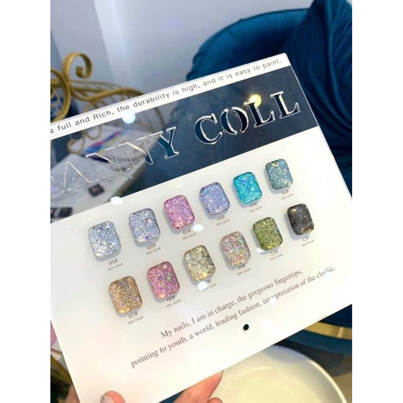Set gel nhũ 12 màu cao cấp danny