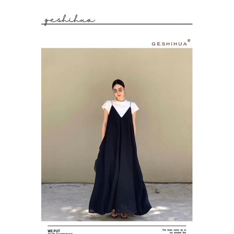 Đầm maxi  vải mềm mát, mịn hàng xuất dư xịn