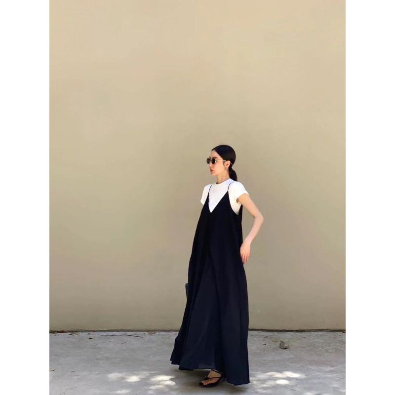 Đầm maxi  vải mềm mát, mịn hàng xuất dư xịn