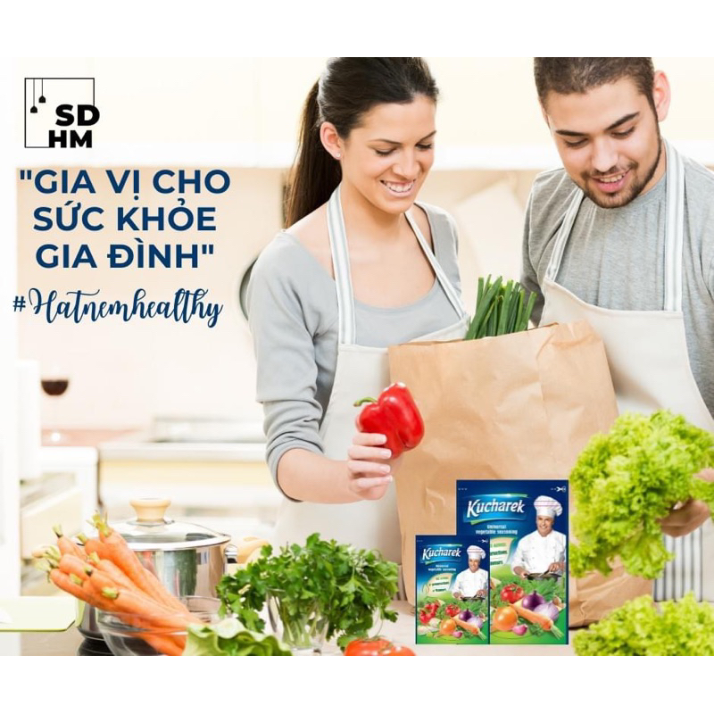 Bột Nêm Kucharek 13 Loại Rau Củ Nhập Khẩu Balan Túi 200gr