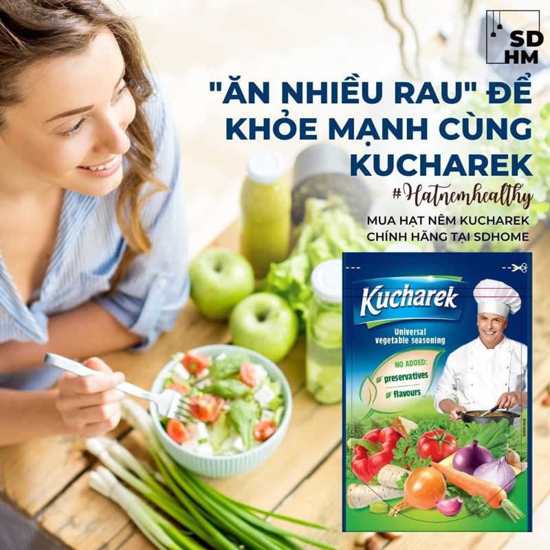 Bột Nêm Kucharek 13 Loại Rau Củ Nhập Khẩu Balan Túi 200gr