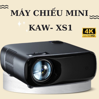 Máy Chiếu 4K Android KAW XS1 Chiếu Siêu Nét, Xem Phim Giải Trí, Dạy Học, Văn Phòng, Đa Năng - BẢO HÀNH 12 THÁNG