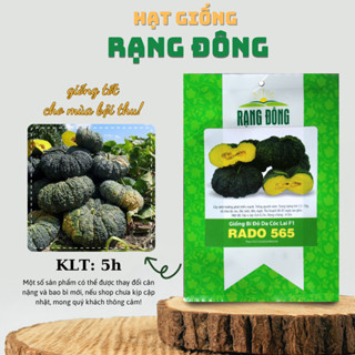 Hạt giống Bí Đỏ Da Cóc đặc ruột, dẻo thơm, trái sai, trồng quanh năm - Hạt giống Rạng Đông