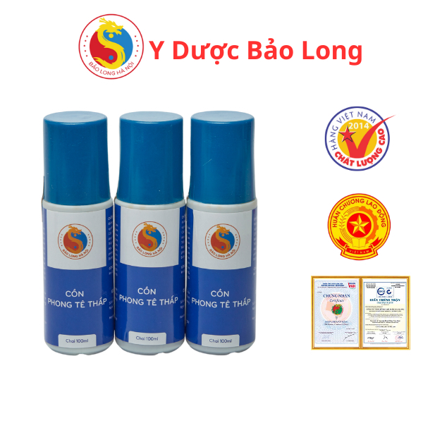 Cồn Phong Tê Thấp- giúp giảm đau nhanh chóng, tan máu đông, tụ máu do chấn thương, lưu thông khí huyết - Y Dược Bảo Long