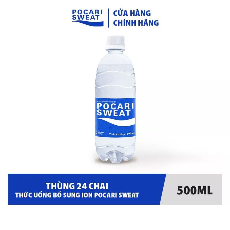 6 chai 500ml Pocari Sweat thức uống bổ sung ION đến từ NHẬT BẢN