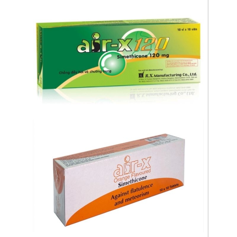1vỉ Air X hỗ trợ tiêu hoá, đầy hơi