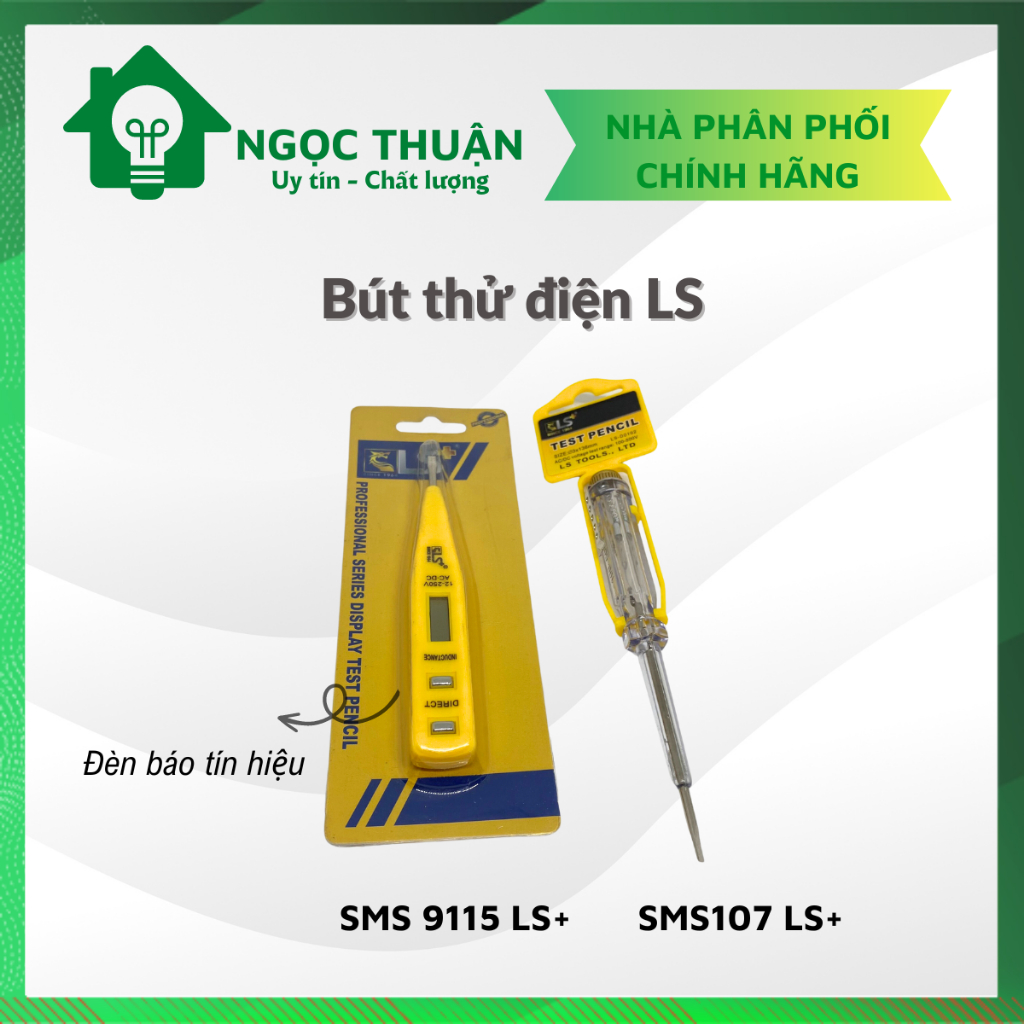 [Chính hãng] Bút thử điện, vít thử điện LS+