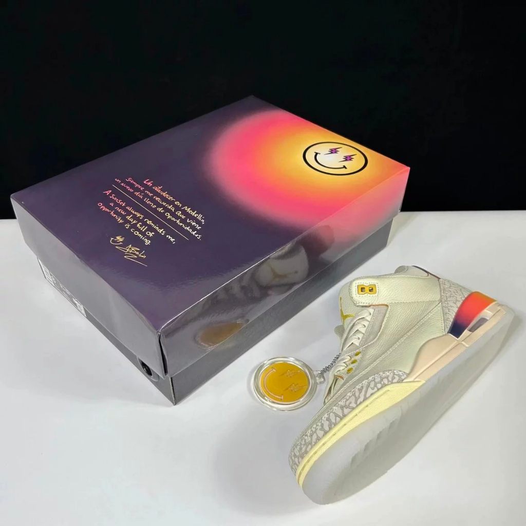 Giày Air Jordan 3 x J.Balvin " Cầu Vồng "