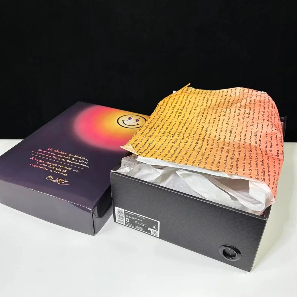 Giày Air Jordan 3 x J.Balvin " Cầu Vồng "