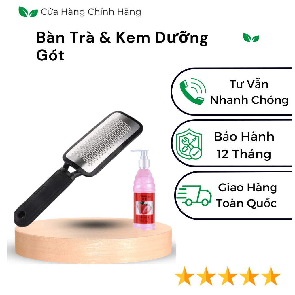 Bàn Trà Gót Chân & Kem Dưỡng Ẩm Vô Cùng Tiện Lợi