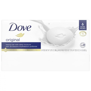 [🇺🇸 Hàng Mỹ] Bánh xà bông dưỡng ẩm da Dove White Beauty Bar Deep Moisture Soft Bar 106g của Mỹ