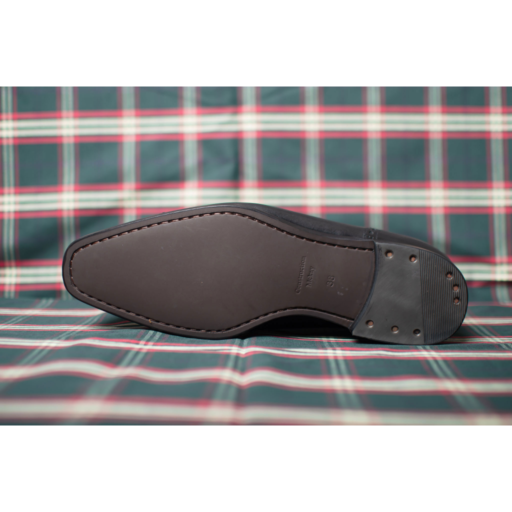 Giày Da Nam Buộc Dây Kiểu Dáng Oxford Chất Liệu Da Bê Cao Cấp Nhập Khẩu