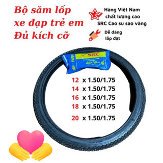 Săm lốp (ruột vỏ) xe đạp trẻ em đủ kích cỡ 12 14 16 18 20 x 1.75