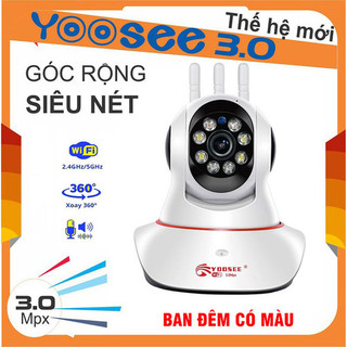 Camera Ip Wifi Yoosee 11 Led 3.0mpx Full Hd - Quay Đêm Có Màu - Xoay 360 Độ - Theo Dõi Chuyển Động