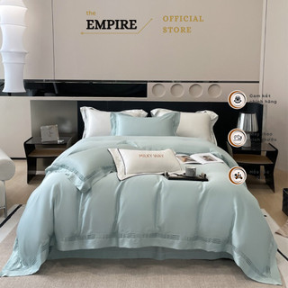 Bộ chăn ga gối nệm EMPIRE tencel 100s cao cấp set 4 món bo chun theo kích thước yêu cầu  - Bình Châu Bedding & Decor.