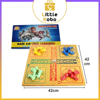 [Huệ Tân] Bộ Cờ Cá Ngựa Size Lớn 42cm Cờ Đua Ngựa Đồ Chơi Trí Tuệ Thể Thao Trẻ Em - Little Kobo