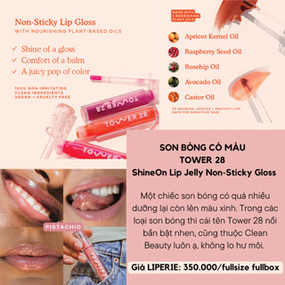 Son bóng Tower 28 ShineOn Lip Jelly Non-Sticky Gloss
