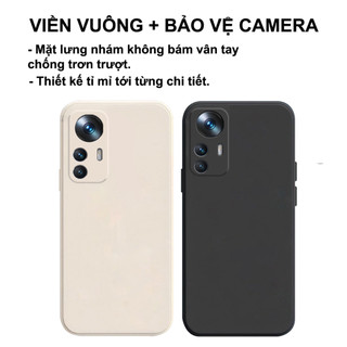 Ốp lưng Xiaomi Redmi Note 12S / Redmi Note 12 Pro 4G cạnh vuông,viền vuông,bảo vệ camera siêu rẻ