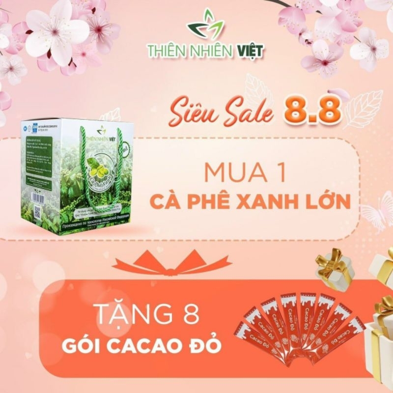 Cà phê Xanh - Cty Thiên Nhiên Việt- 30 gói