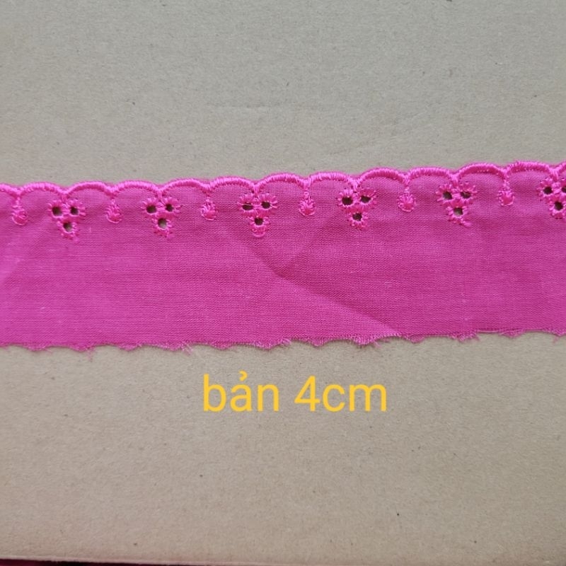 Ren thô boi nhiều màu trang trí viền bản từ 9cm đến 28cm HÌNH VÀ VIDEO SHOP TỰ CHỤP 100%