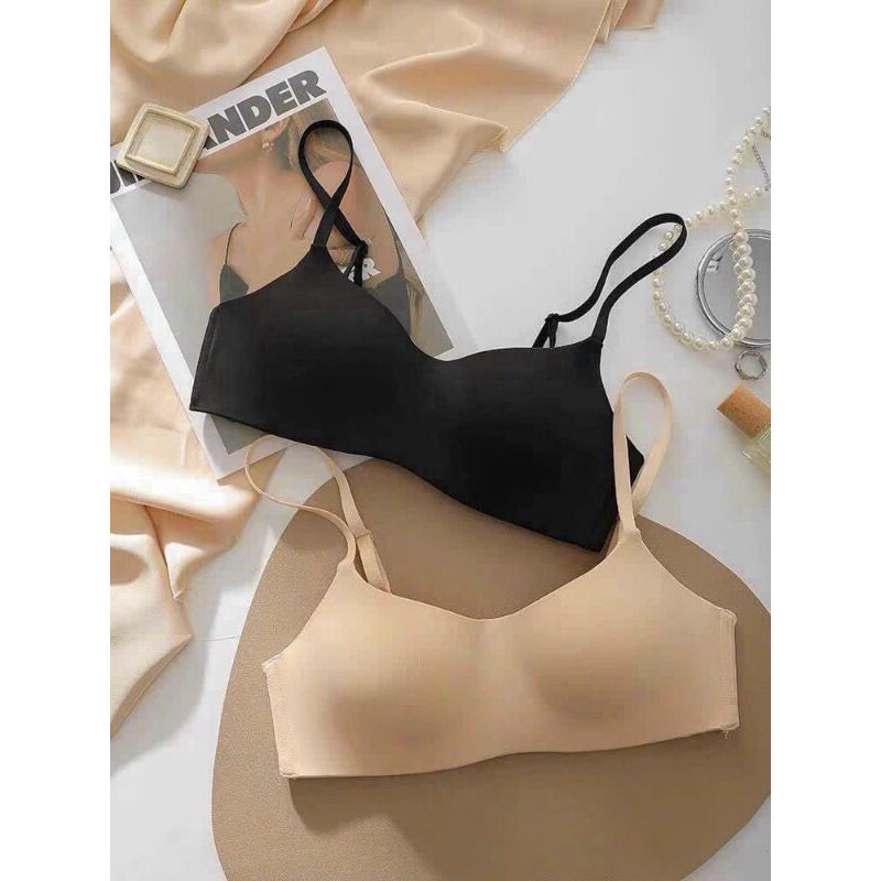 Áo Bra Su Thạch Đúc liền đệm mỏng 0.6cm không đường may thấm hút siêu mát mùa hè có video thật a