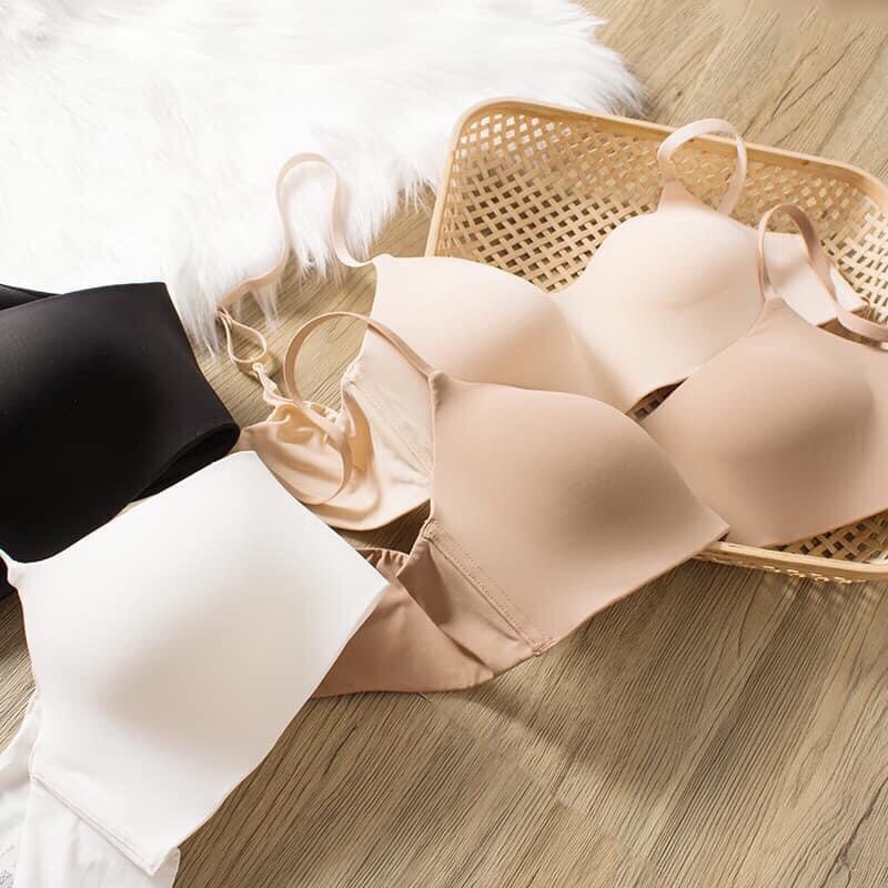 Áo Bra Su Thạch Đúc liền đệm mỏng 0.6cm không đường may thấm hút siêu mát mùa hè có video thật a