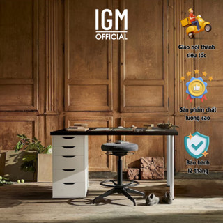 Bàn IKEA 1 Hộc Tủ Trắng IGM Chất Liệu Gỗ MDF Phủ Melamine Chất lượng