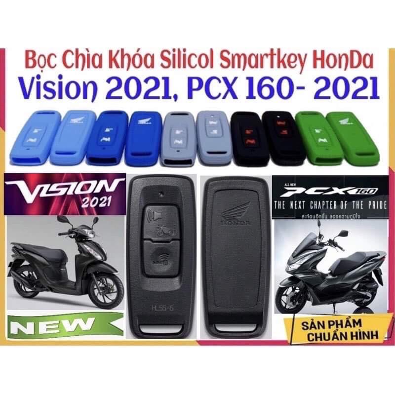 Bao Bọc Chìa Khoá Smartkey Honda 2022 Bảo Vệ Remote Cho Xe AB,Vision,Vario160,Các Dòng Xe Có Bao Remote Tương Tự