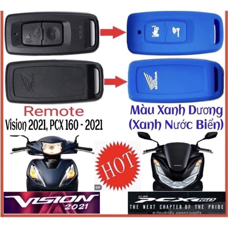Bao Bọc Chìa Khoá Smartkey Honda 2022 Bảo Vệ Remote Cho Xe AB,Vision,Vario160,Các Dòng Xe Có Bao Remote Tương Tự