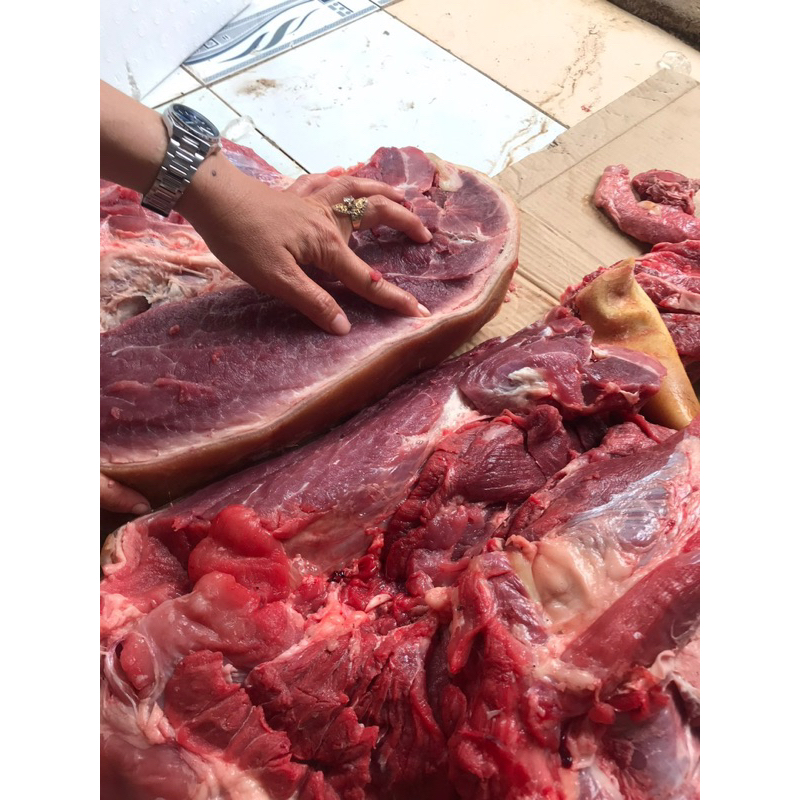 THỊT ĐÙI NAI TƯƠI CÓ DA  Cấp Đông 1kg