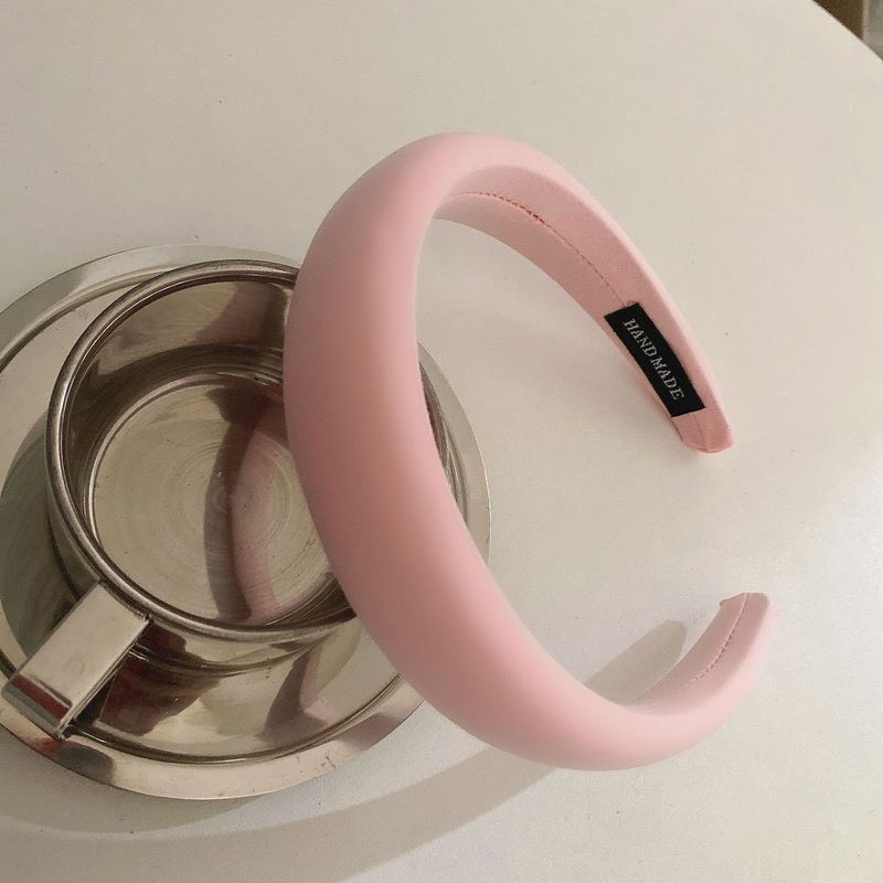 Băng Đô Cài Tóc Vải Trơn Màu Pastel Xinh Xắn Phong Cách Hàn Quốc Dành Cho Nữ