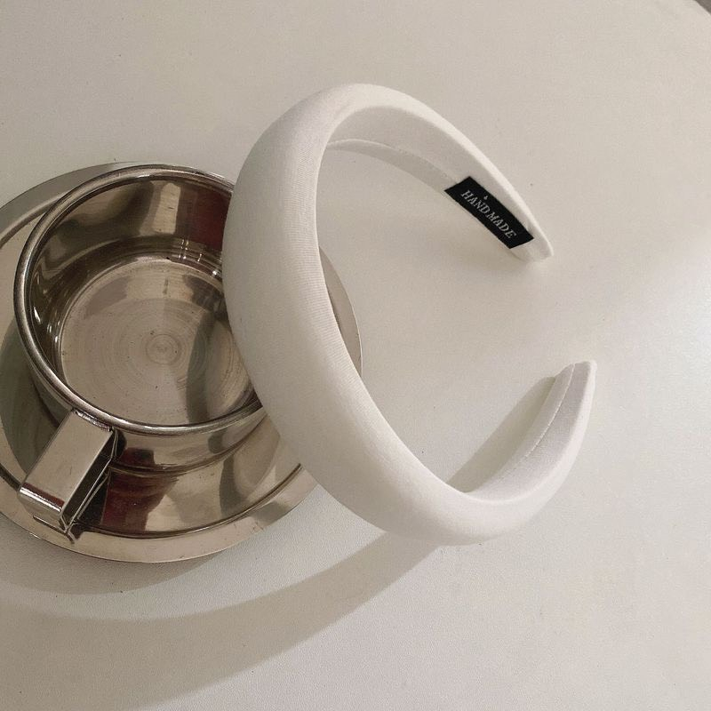 Băng Đô Cài Tóc Vải Trơn Màu Pastel Xinh Xắn Phong Cách Hàn Quốc Dành Cho Nữ