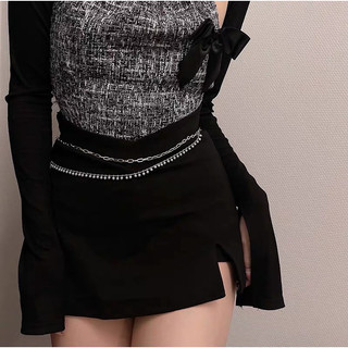 Chain xích thắt eo 2 tầng mặc phối áo croptop, bikini Xích thắt eo diện đồ hở bụng